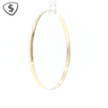 9ct Yellow Gold 4mm Slip On Bangle