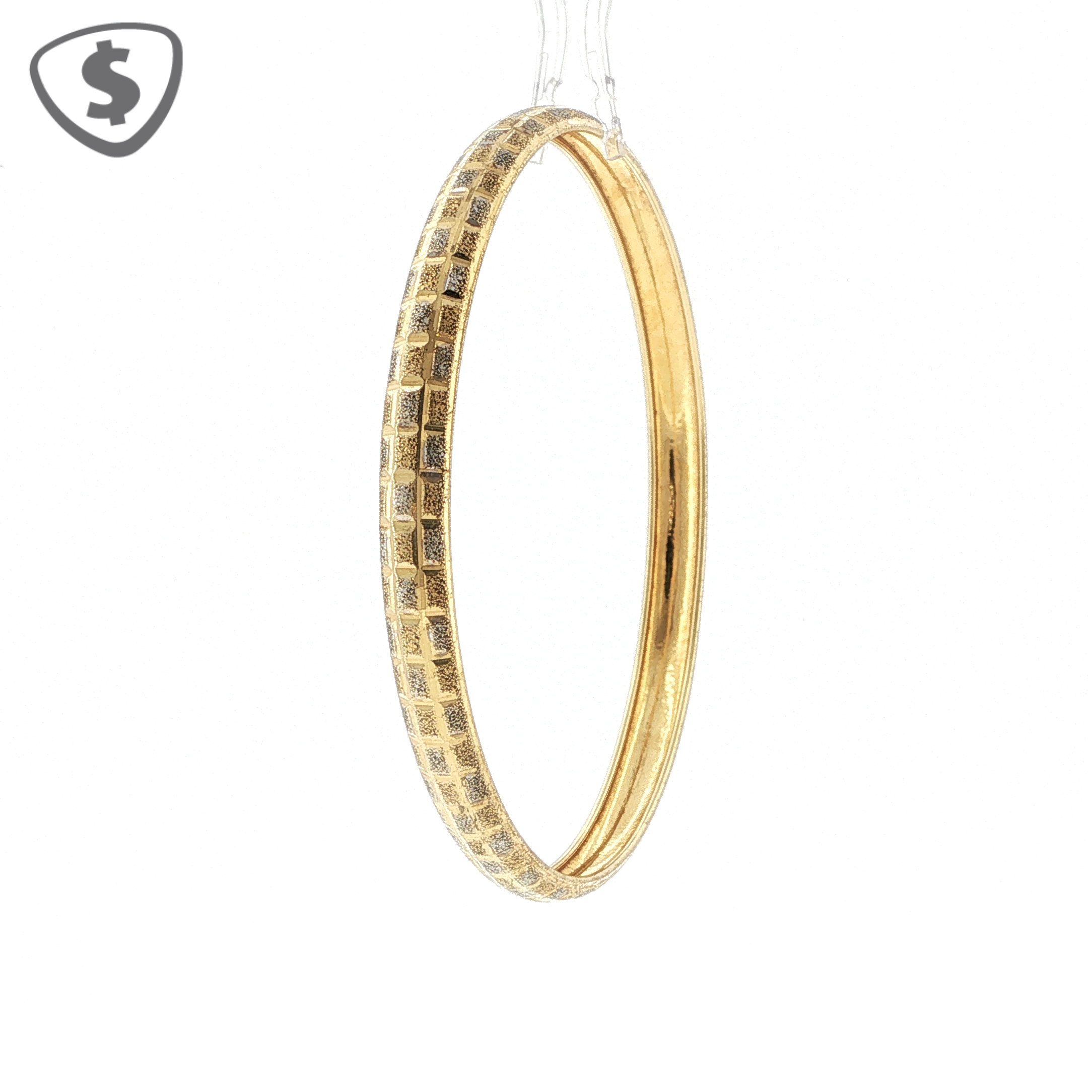 18ct Yellow Gold Amritsari Bangle