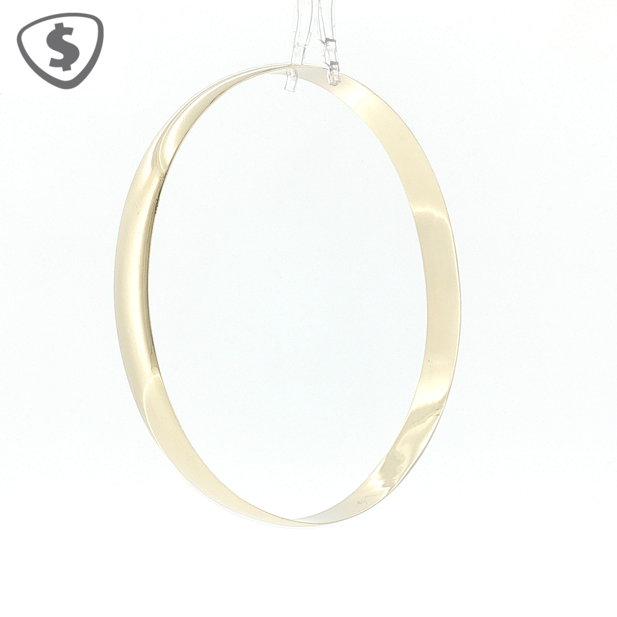 9ct Yellow Gold 7mm Slip On Bangle