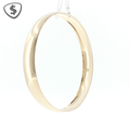 9ct Yellow Gold 9mm Slip On Bangle