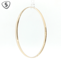 14ct Yellow Gold 4mm Slip On Bangle