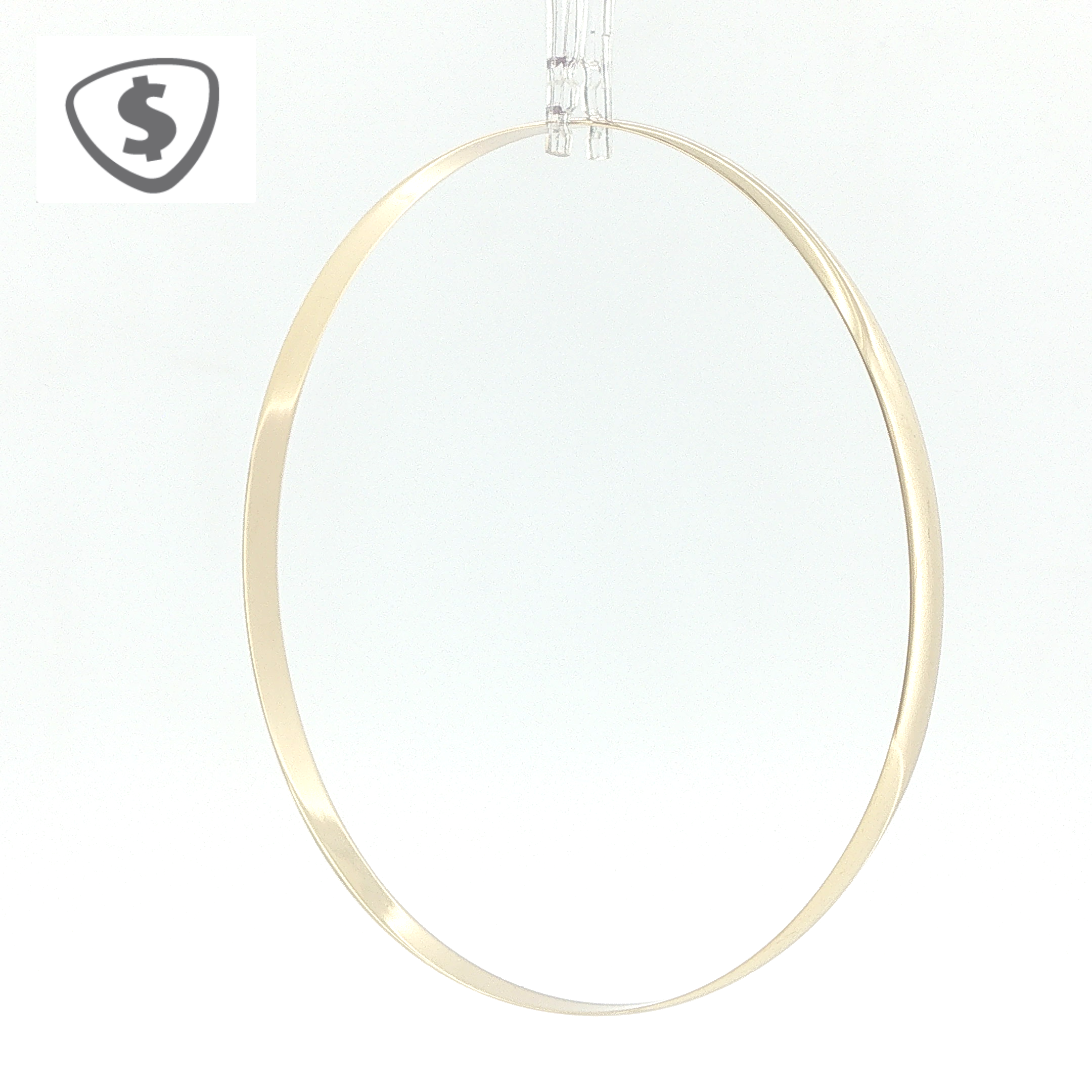 9ct Yellow Gold Polished 4mm Bangle