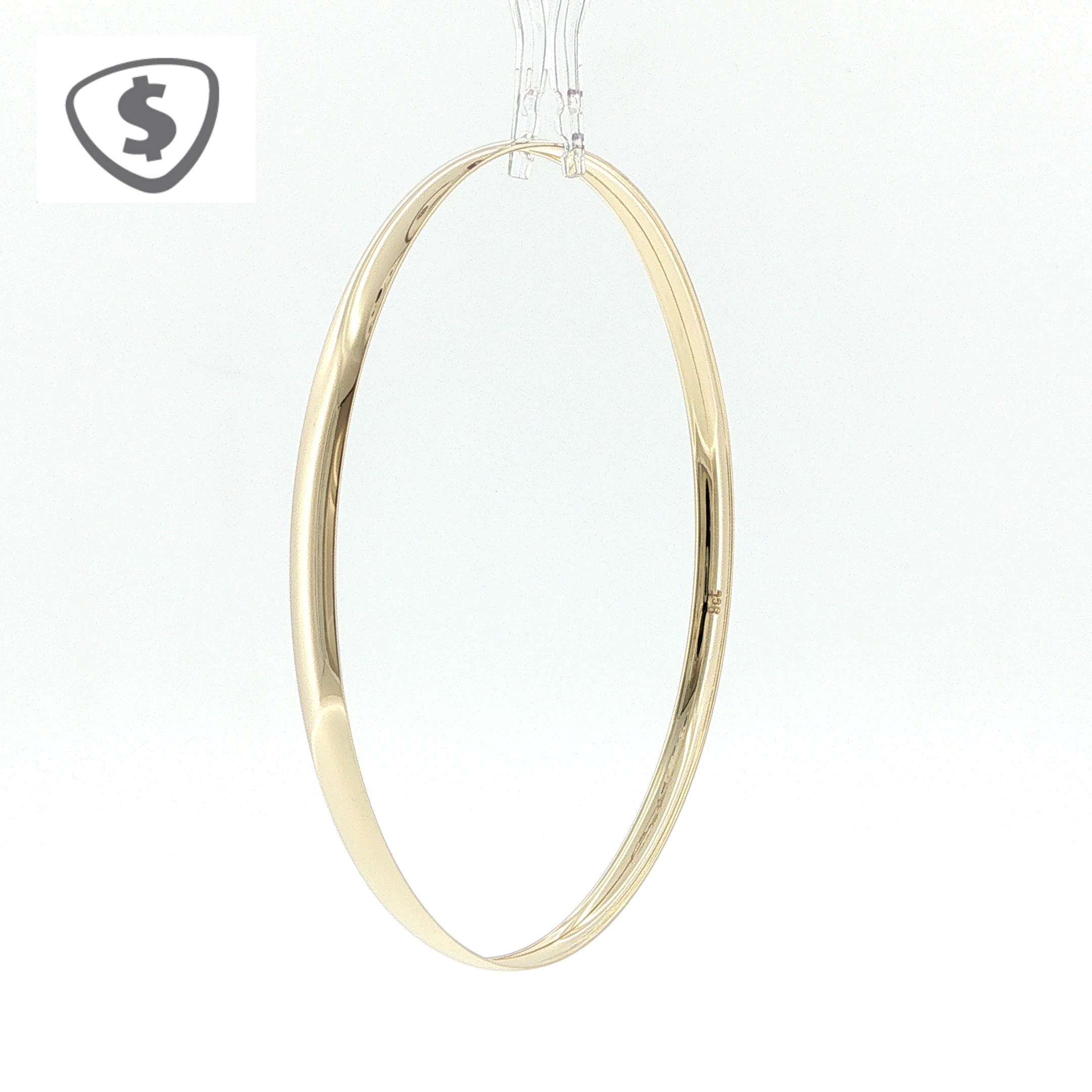 Classic 9ct Yellow Gold Polished 4mm Bangle