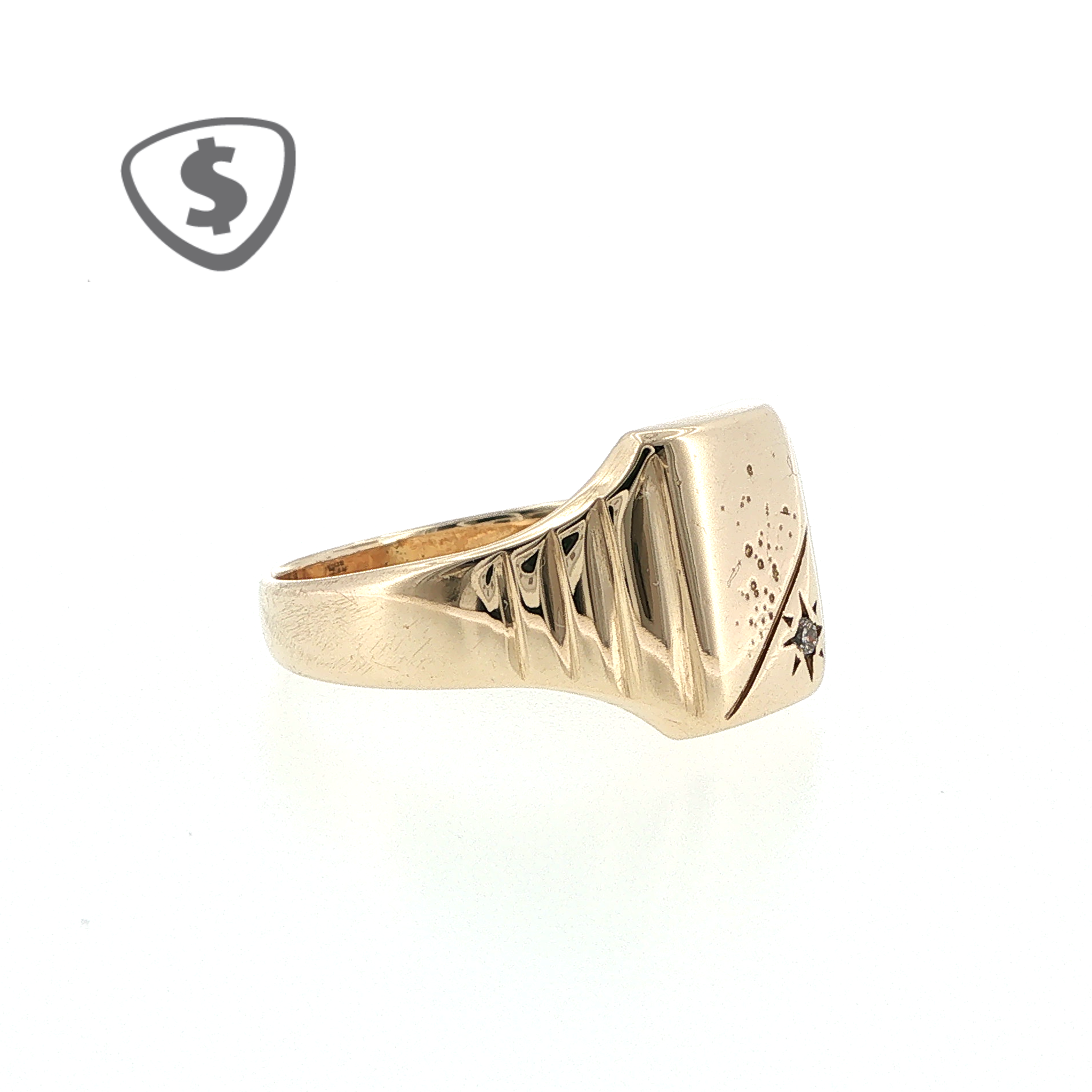 9ct Yellow Gold Signet Ring