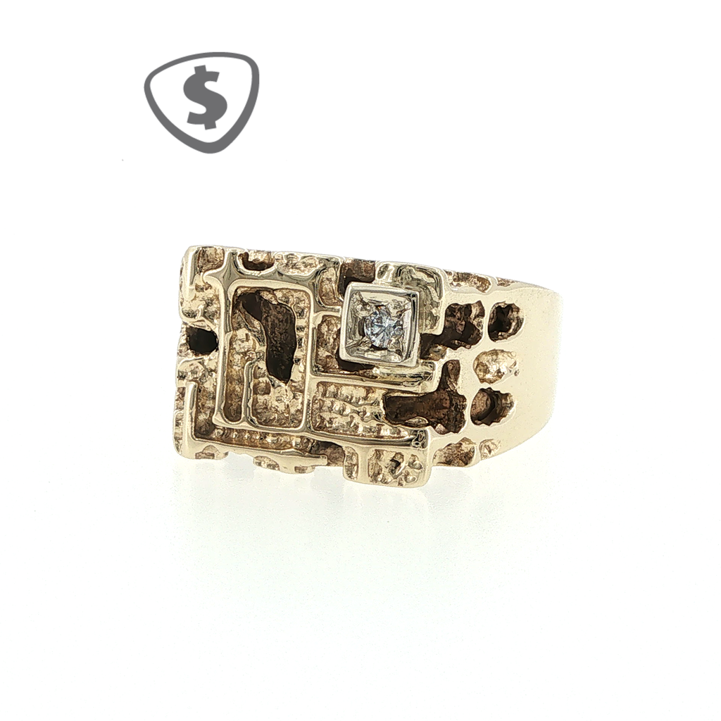 9ct Yellow Gold Signet Ring
