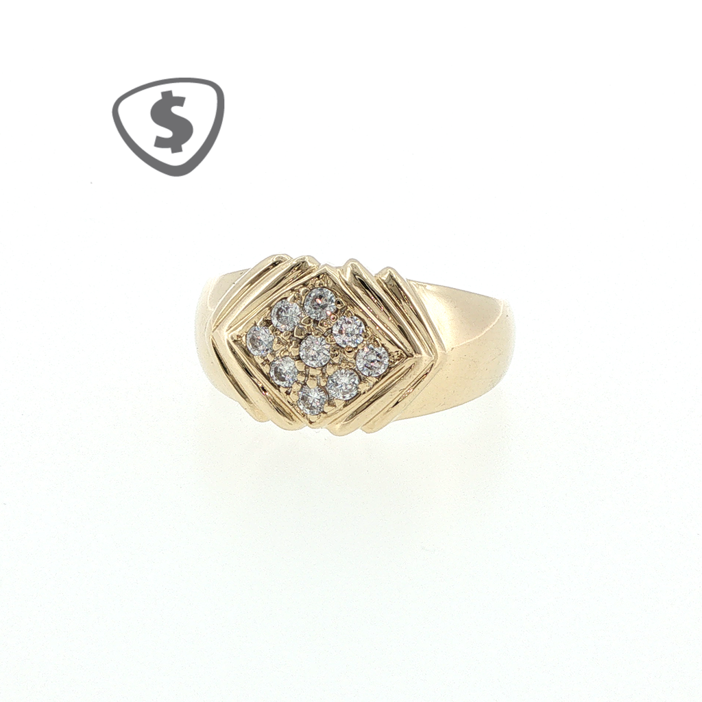 9ct Yellow Gold Dress Ring