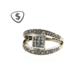 14ct White Gold Diamond Engagement Ring