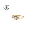 9ct Yellow Gold Solitaire Ring