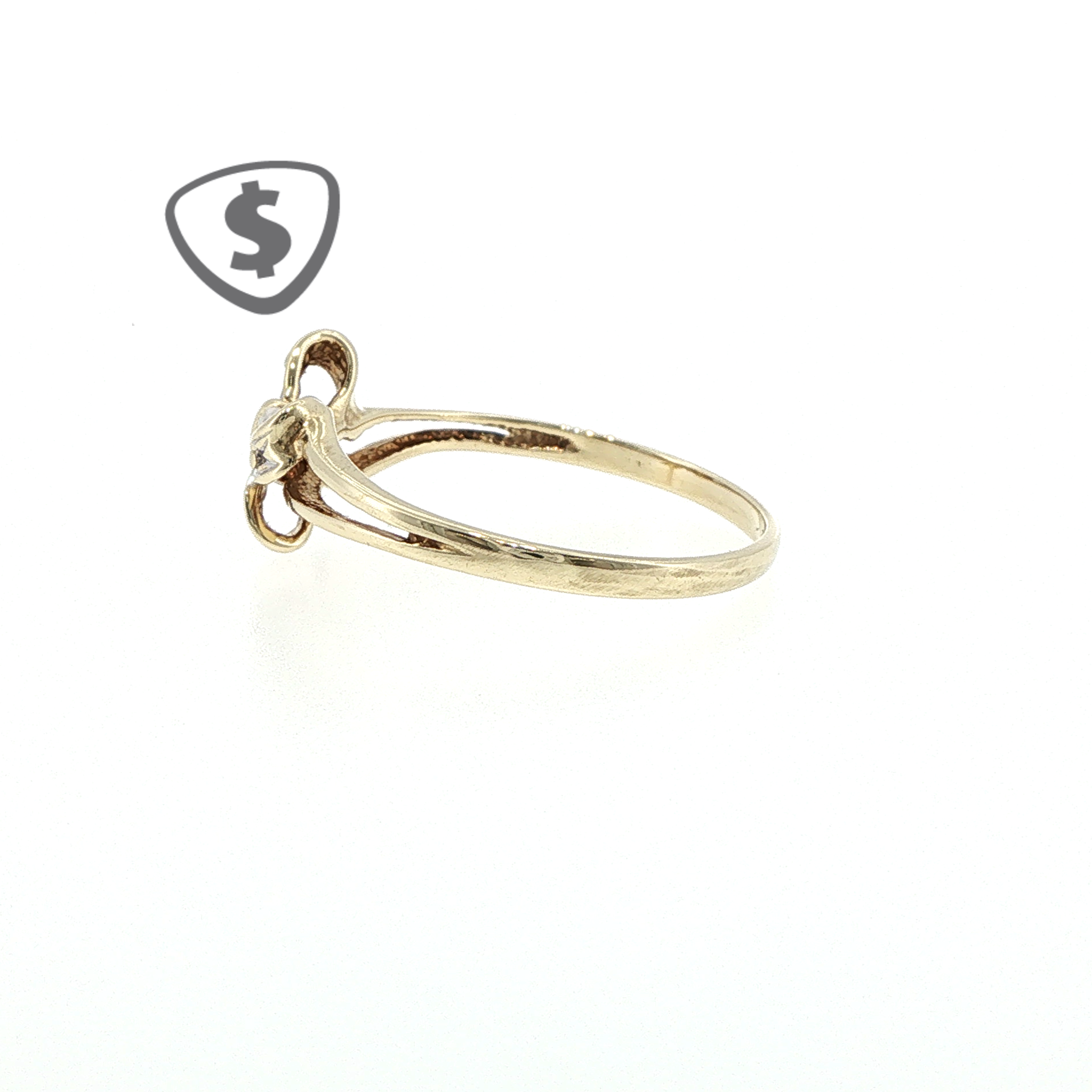 9ct Yellow Gold Bow Ring