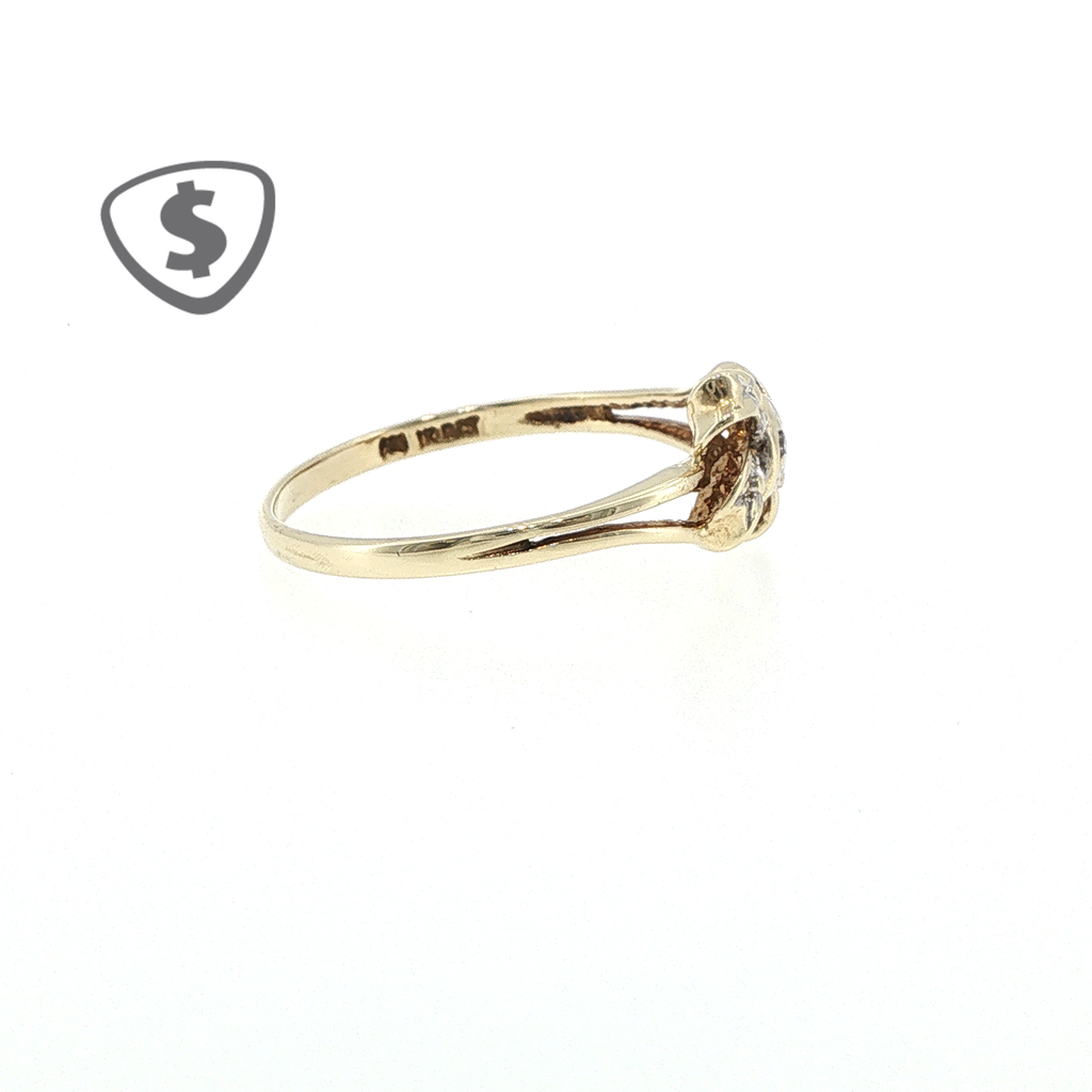 9ct Yellow Gold Bow Ring