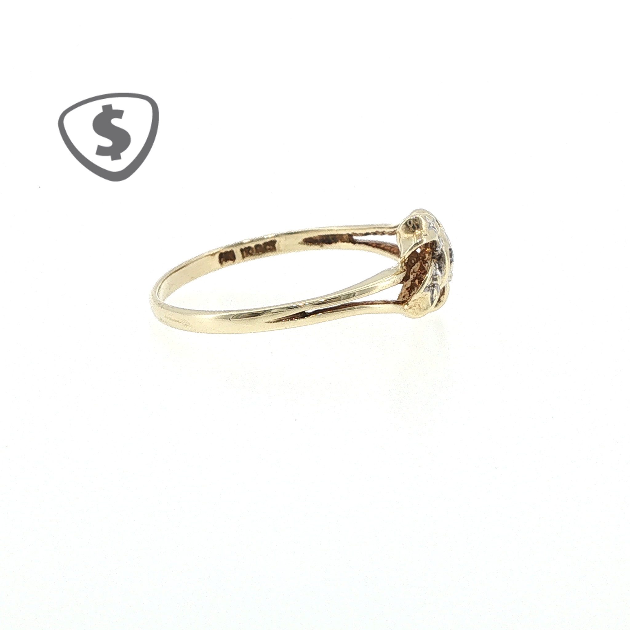 9ct Yellow Gold Bow Ring