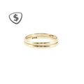 9ct Yellow Gold Ring Band Set