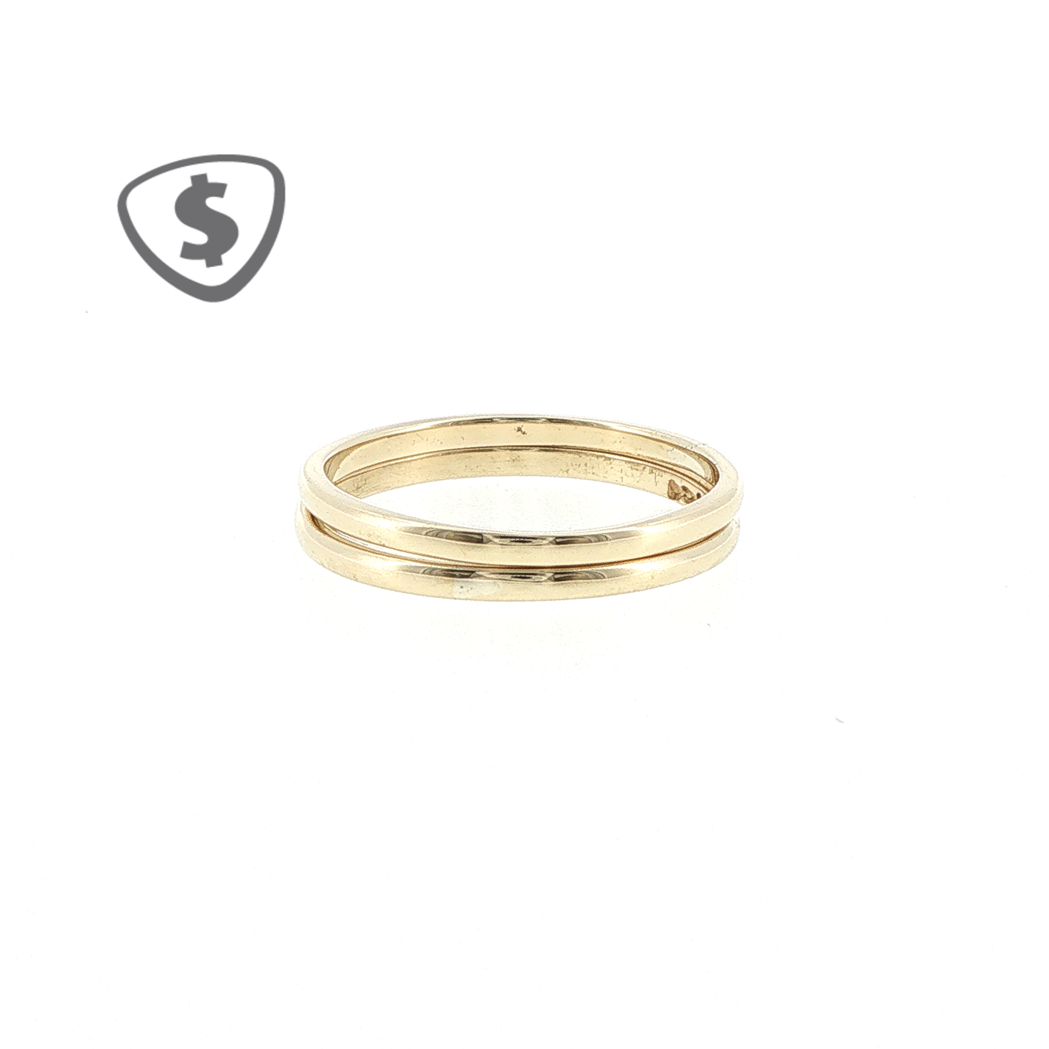 9ct Yellow Gold Ring Band Set