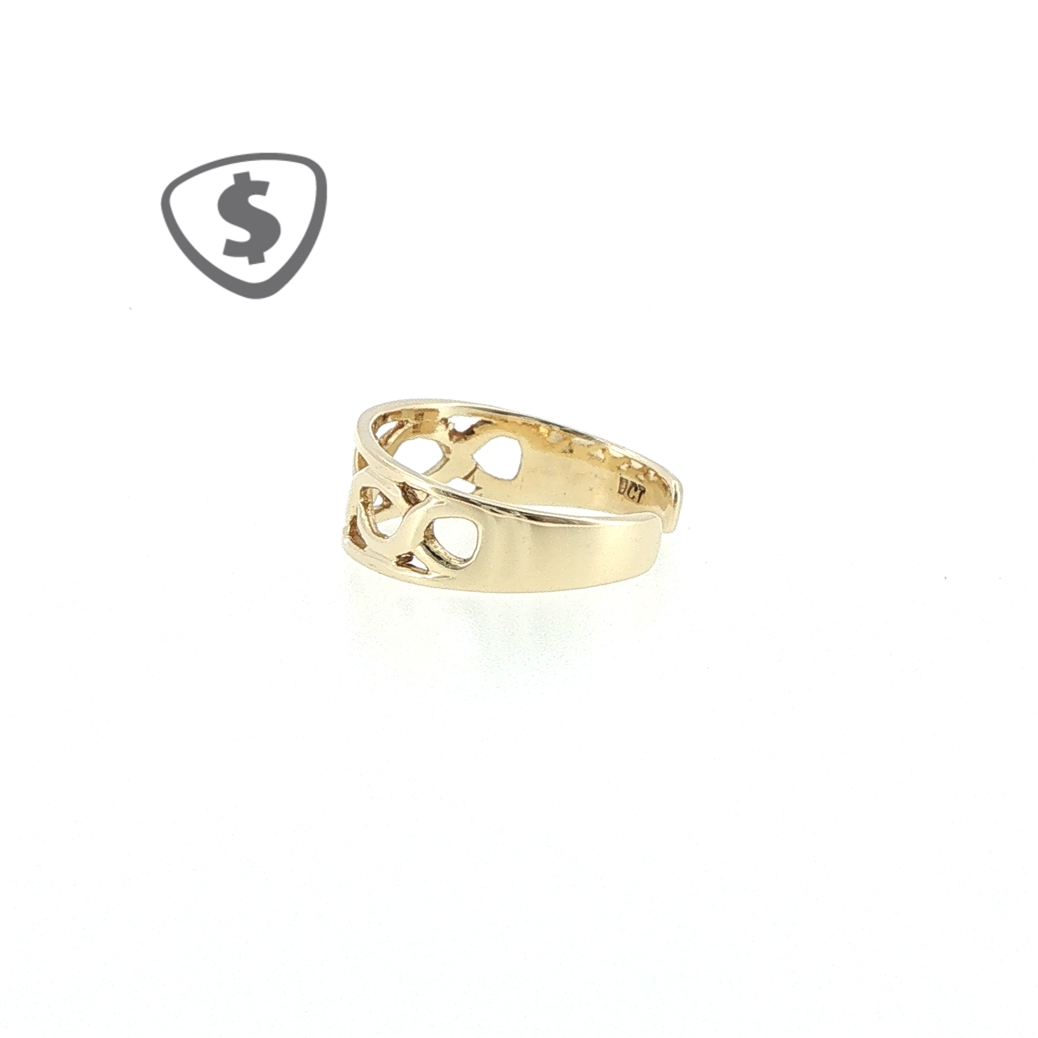 9ct Yellow Gold Adjustable Toe Ring