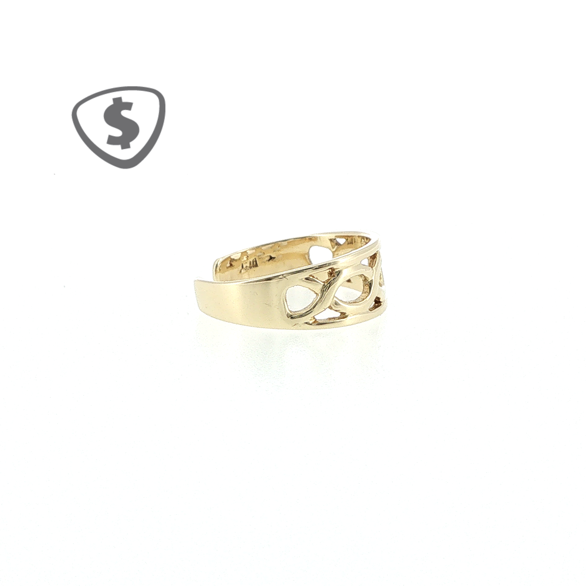 9ct Yellow Gold Adjustable Toe Ring