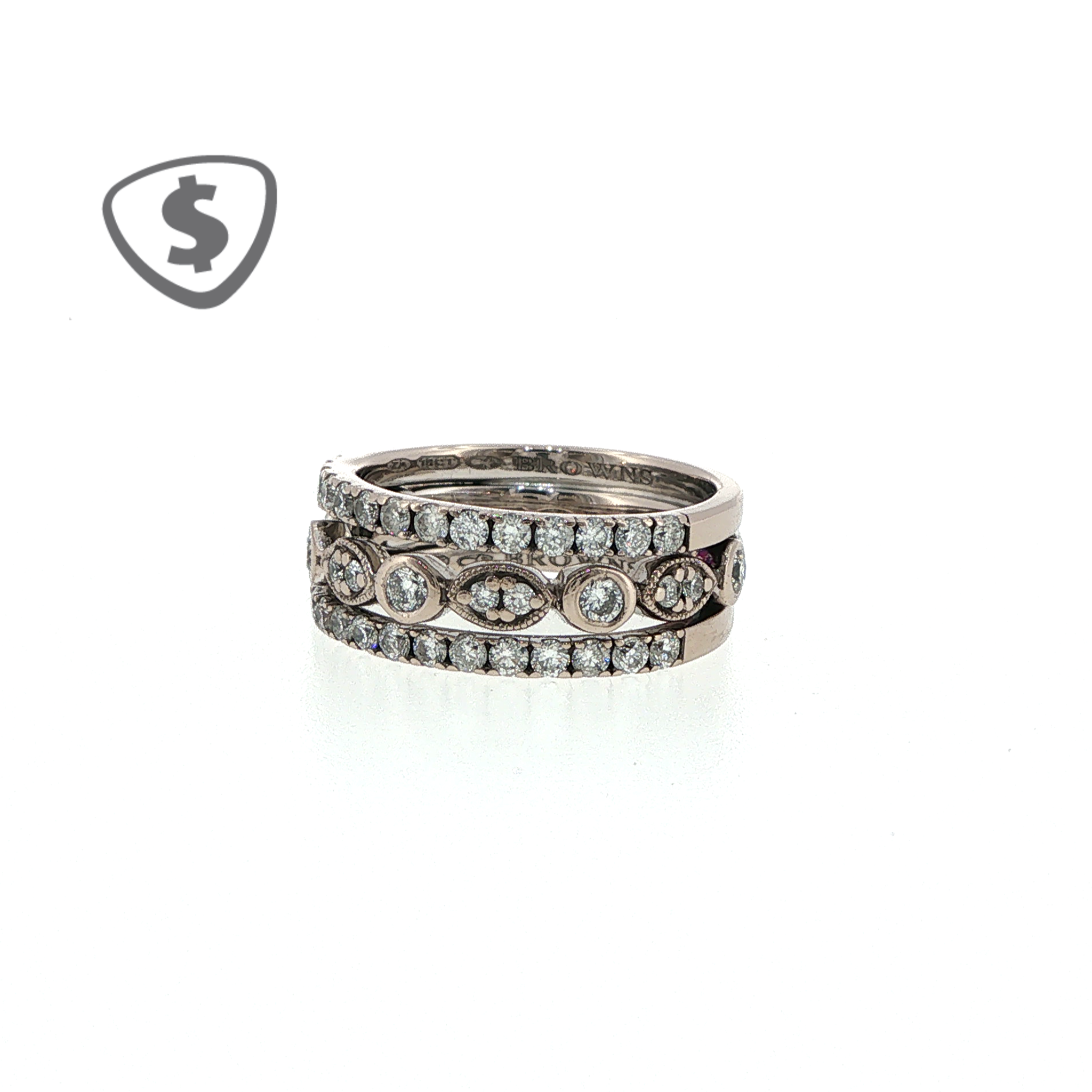 18ct White Gold Diamond Eternity Ring