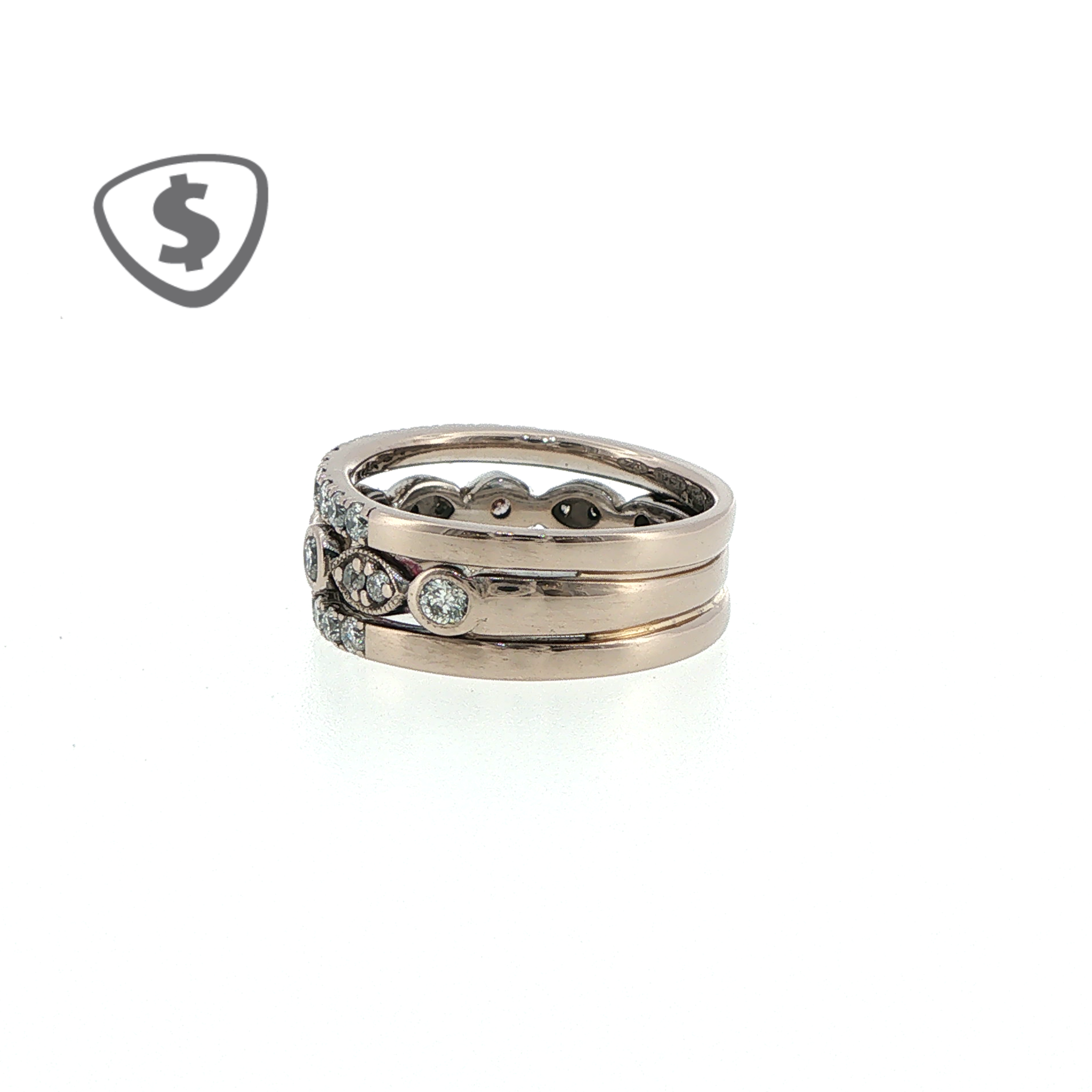 18ct White Gold Diamond Eternity Ring