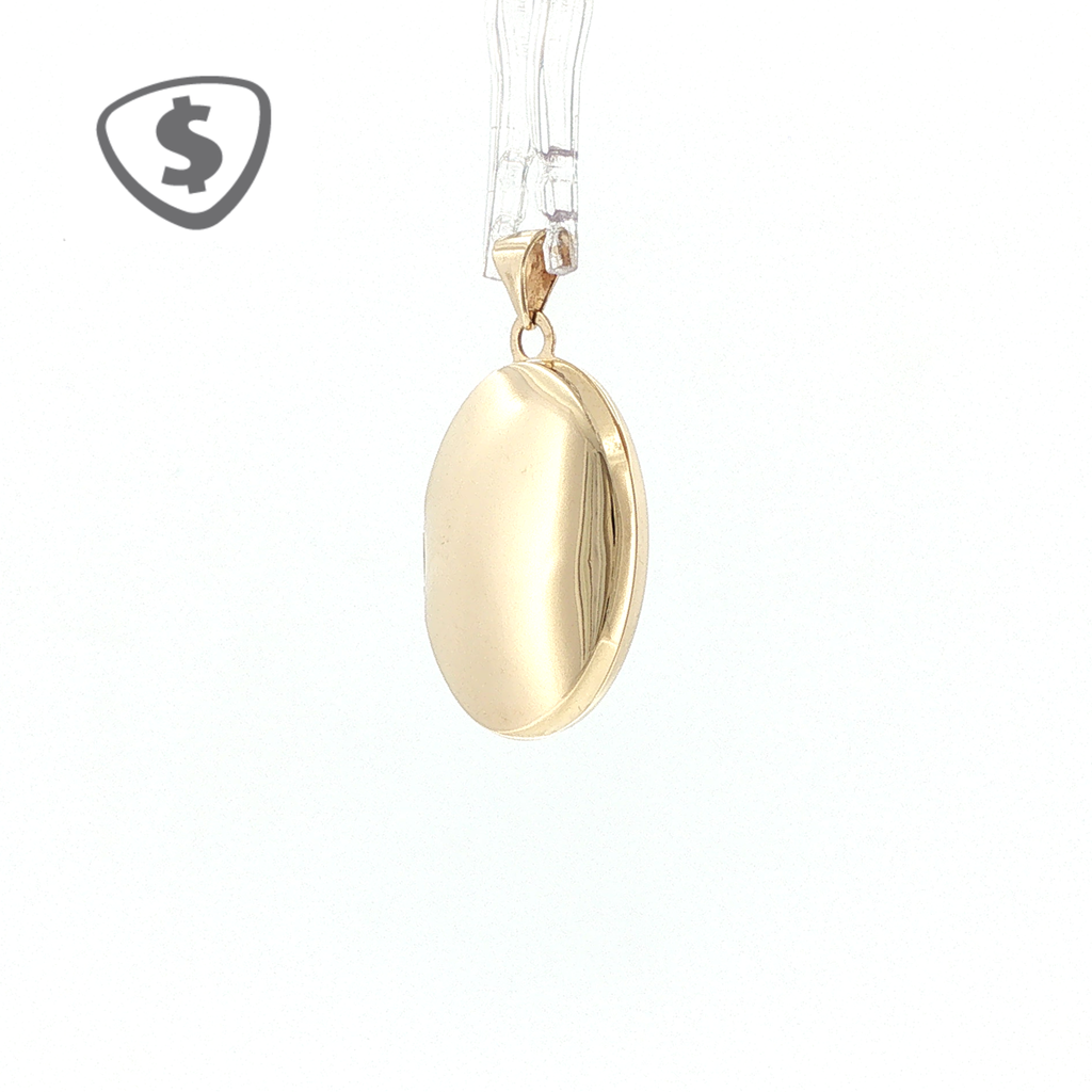 9ct Yellow Gold Oval Locket