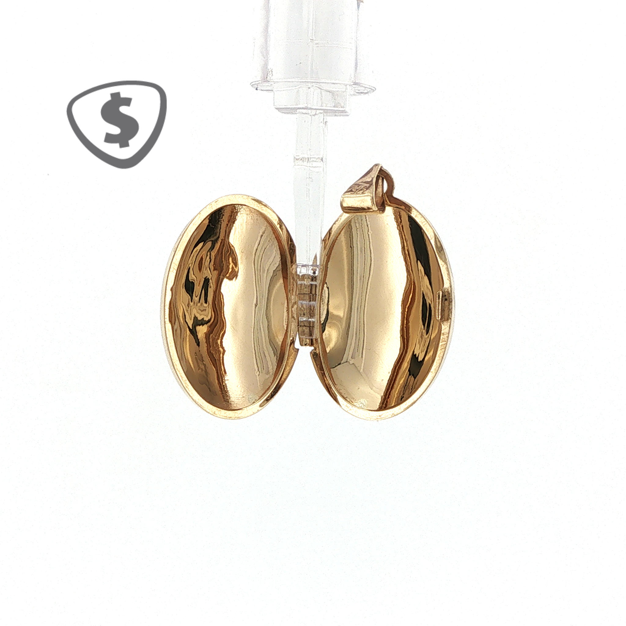 9ct Yellow Gold Oval Locket
