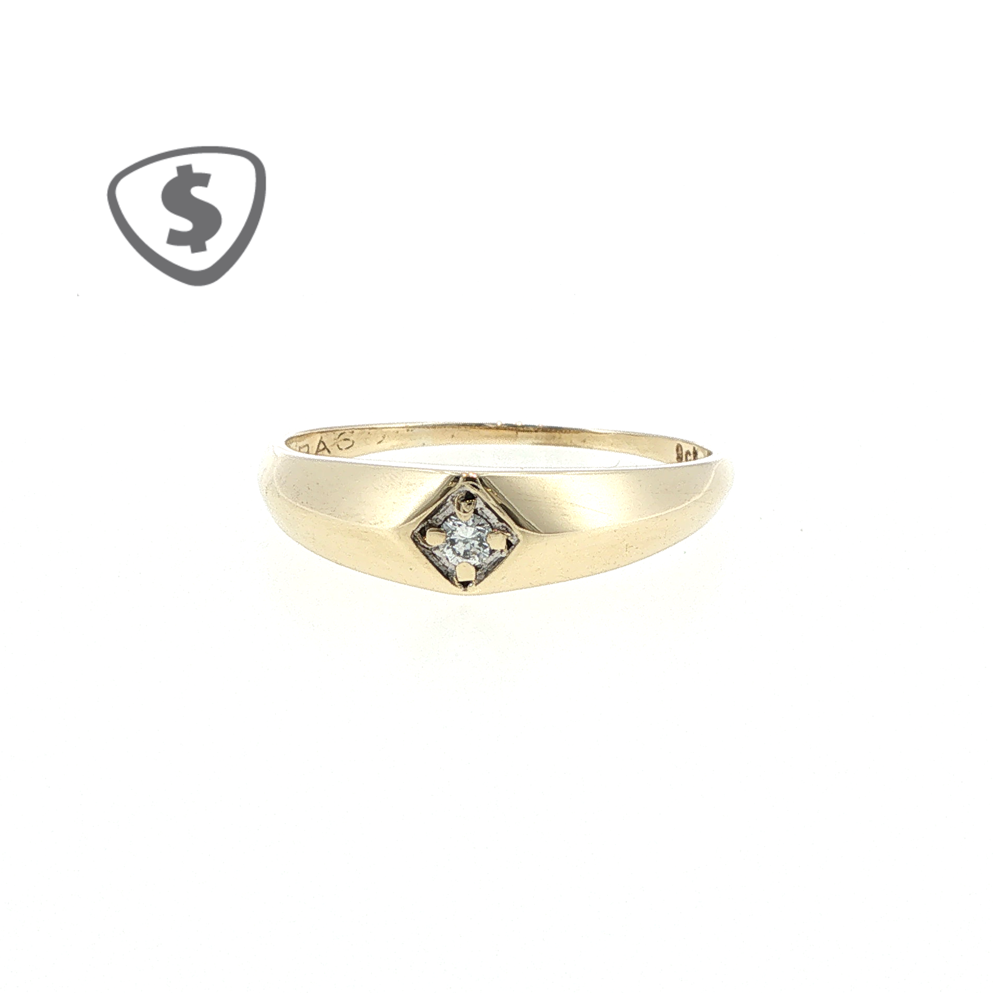 9ct Yellow Gold Signet Ring