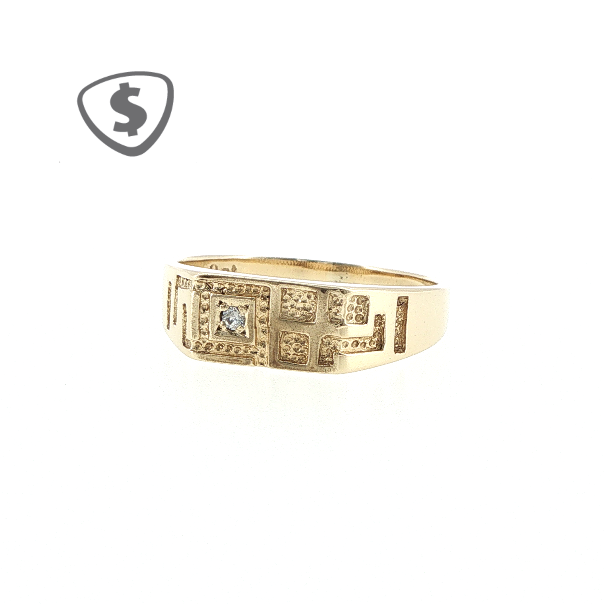 9ct Yellow Gold Picasso Ring