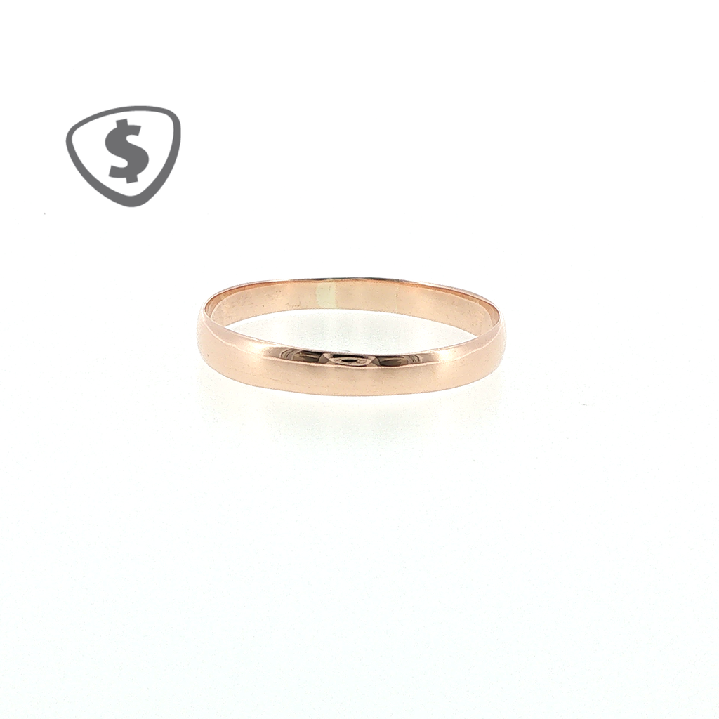 9ct Rose Gold Wedding Ring