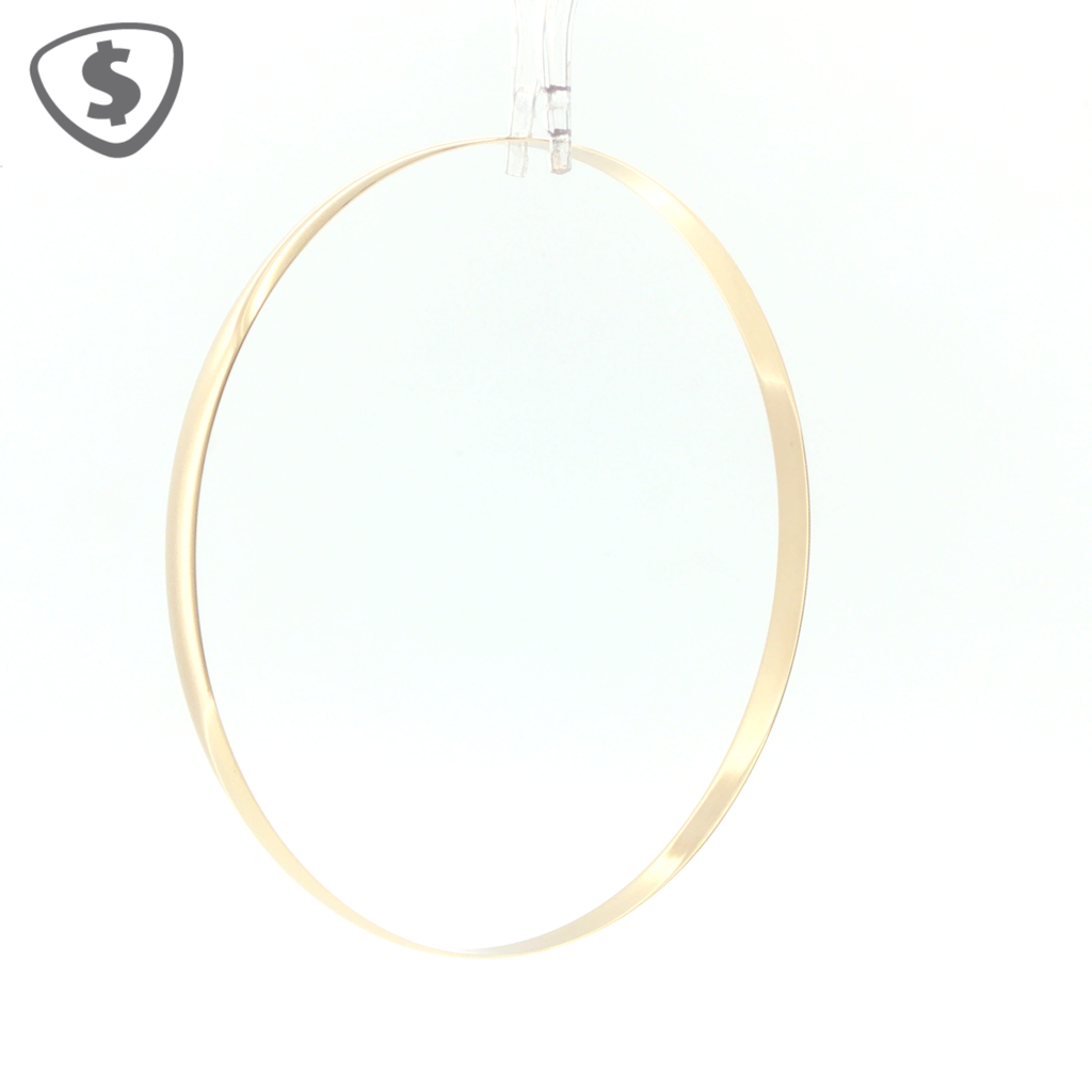 9ct Yellow Gold Polished 4mm Bangle