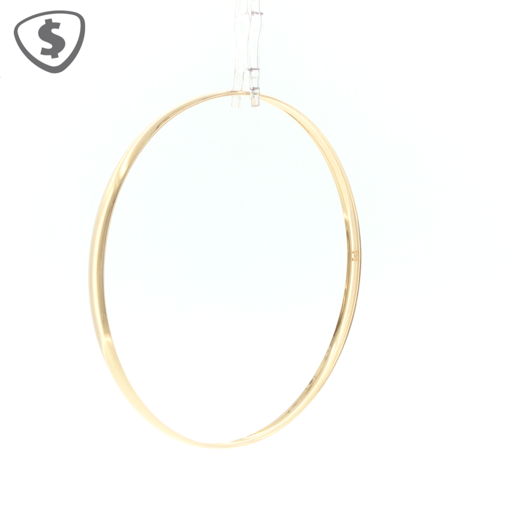 Classic 9ct Yellow Gold Polished 4mm Bangle
