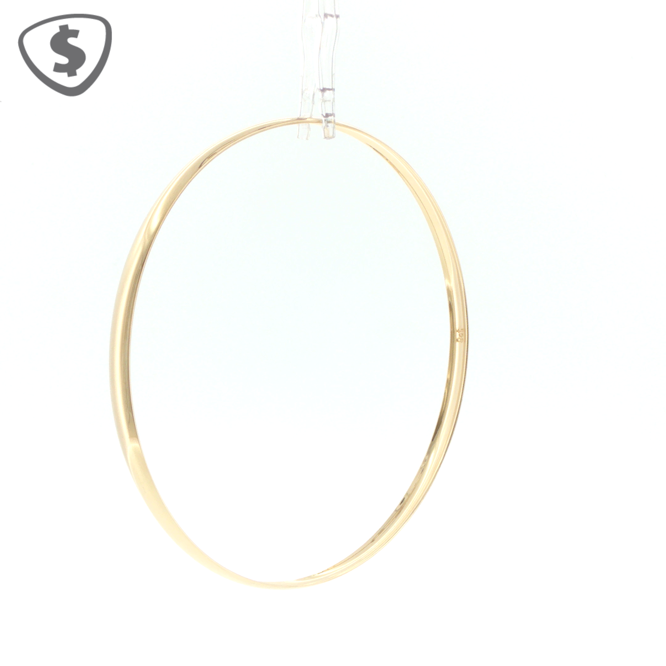 Classic 9ct Yellow Gold Polished 4mm Bangle