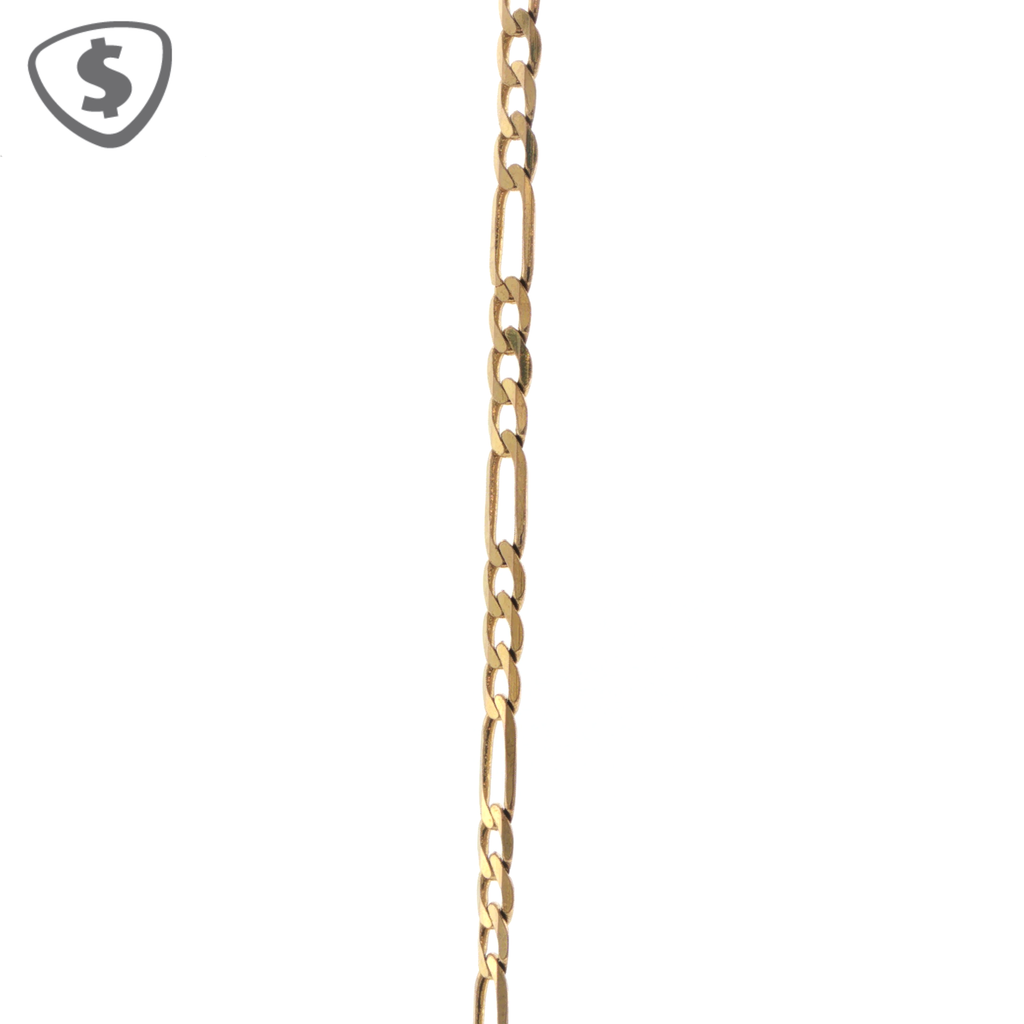 9ct Yellow Gold Figaro Chain Necklace
