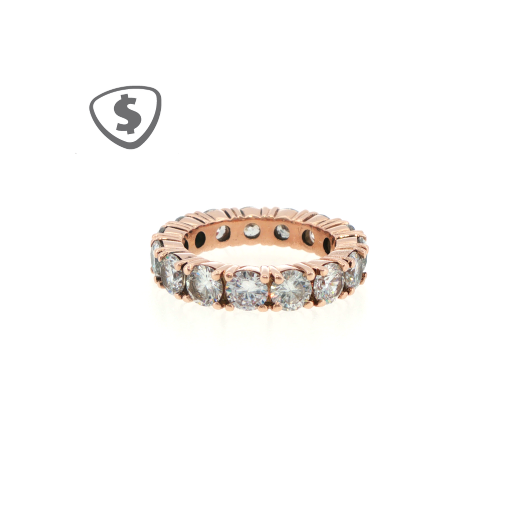 9ct Rose Gold Eternity Ring