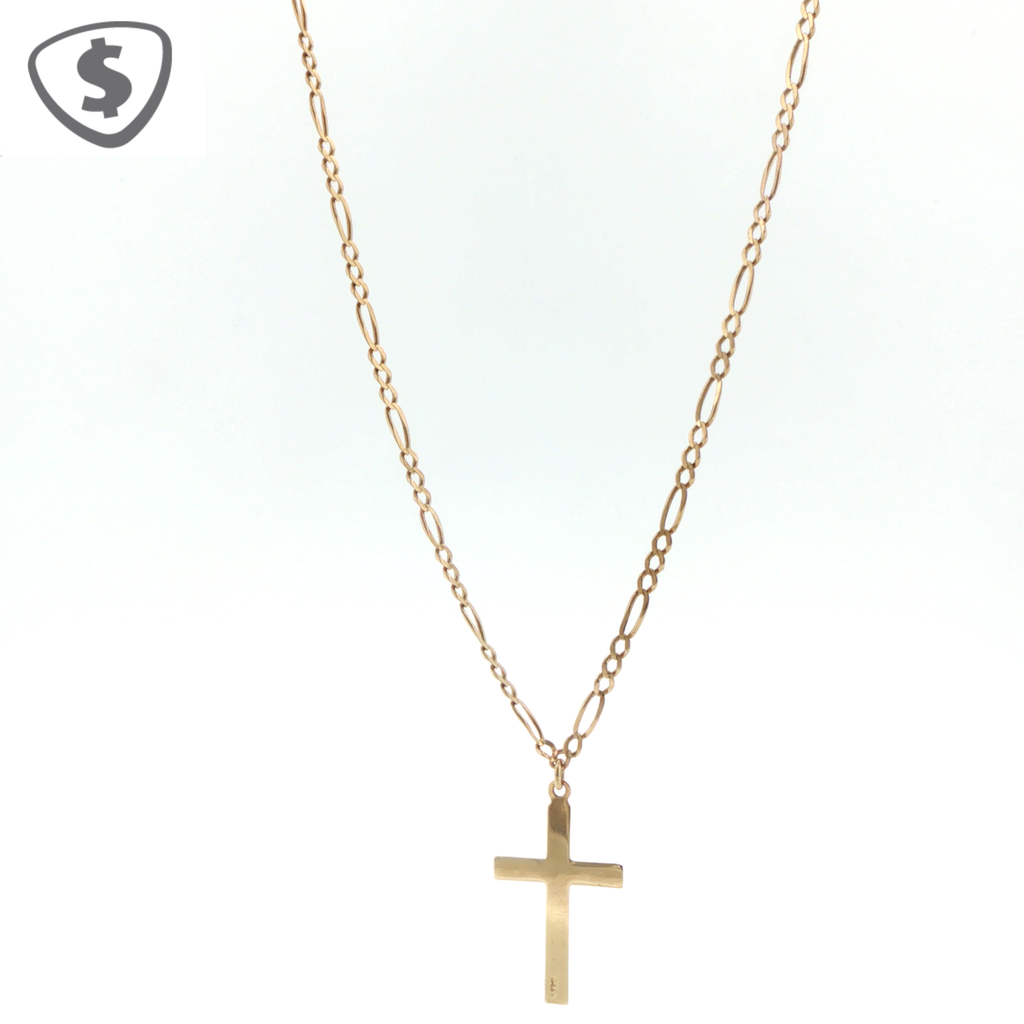 9ct Yellow Gold Pendant and Necklace