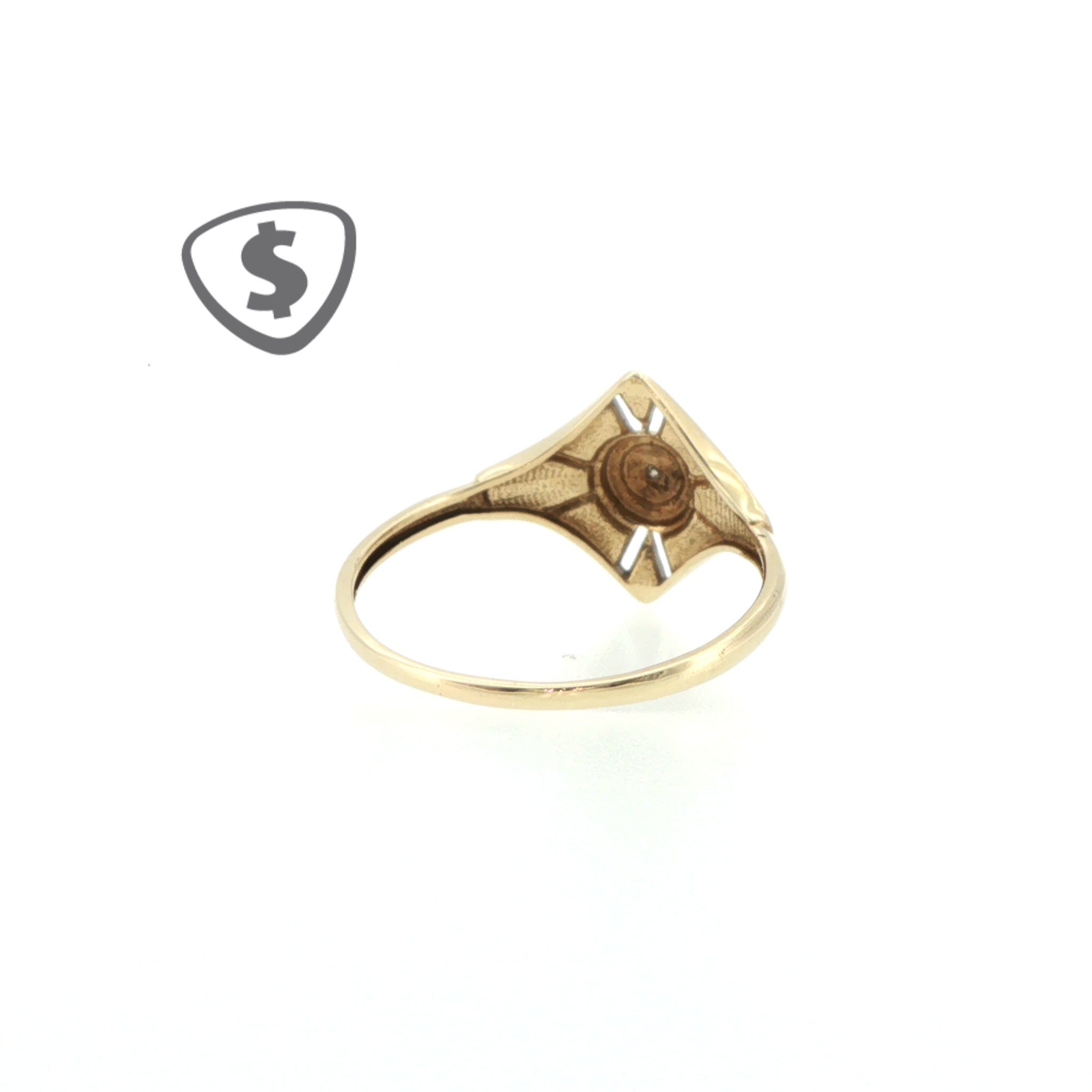 9ct Yellow Gold Filigree Ring