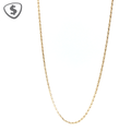 Classic 9ct Yellow Gold Cable Link Chain Necklace