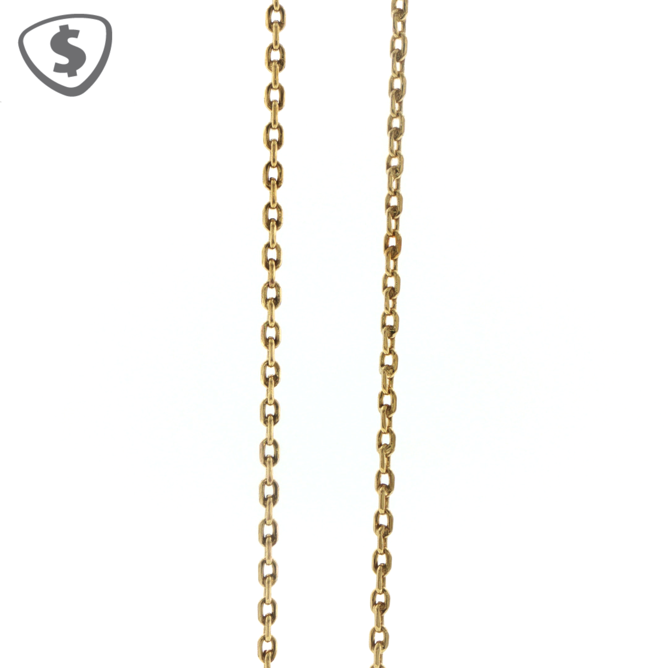 Classic 9ct Yellow Gold Cable Link Chain Necklace