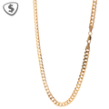 Classic 9ct Yellow Gold Cuban Link Chain Necklace