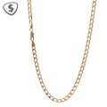 9ct Yellow Gold Flat Link Chain Necklace