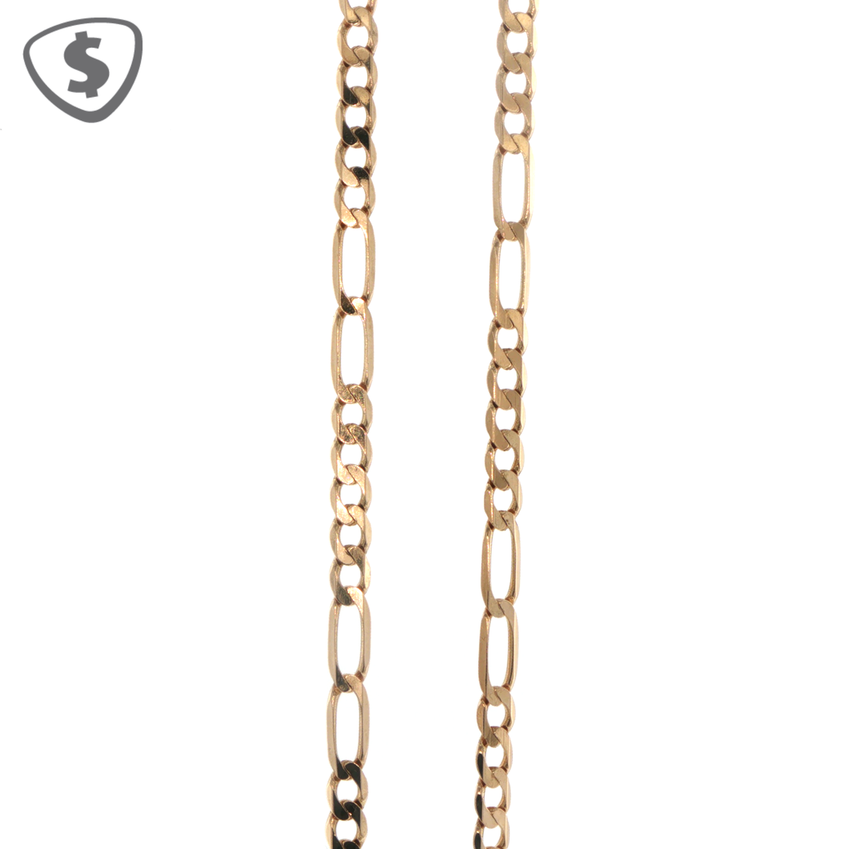 9ct Yellow Gold Figaro Chain Necklace