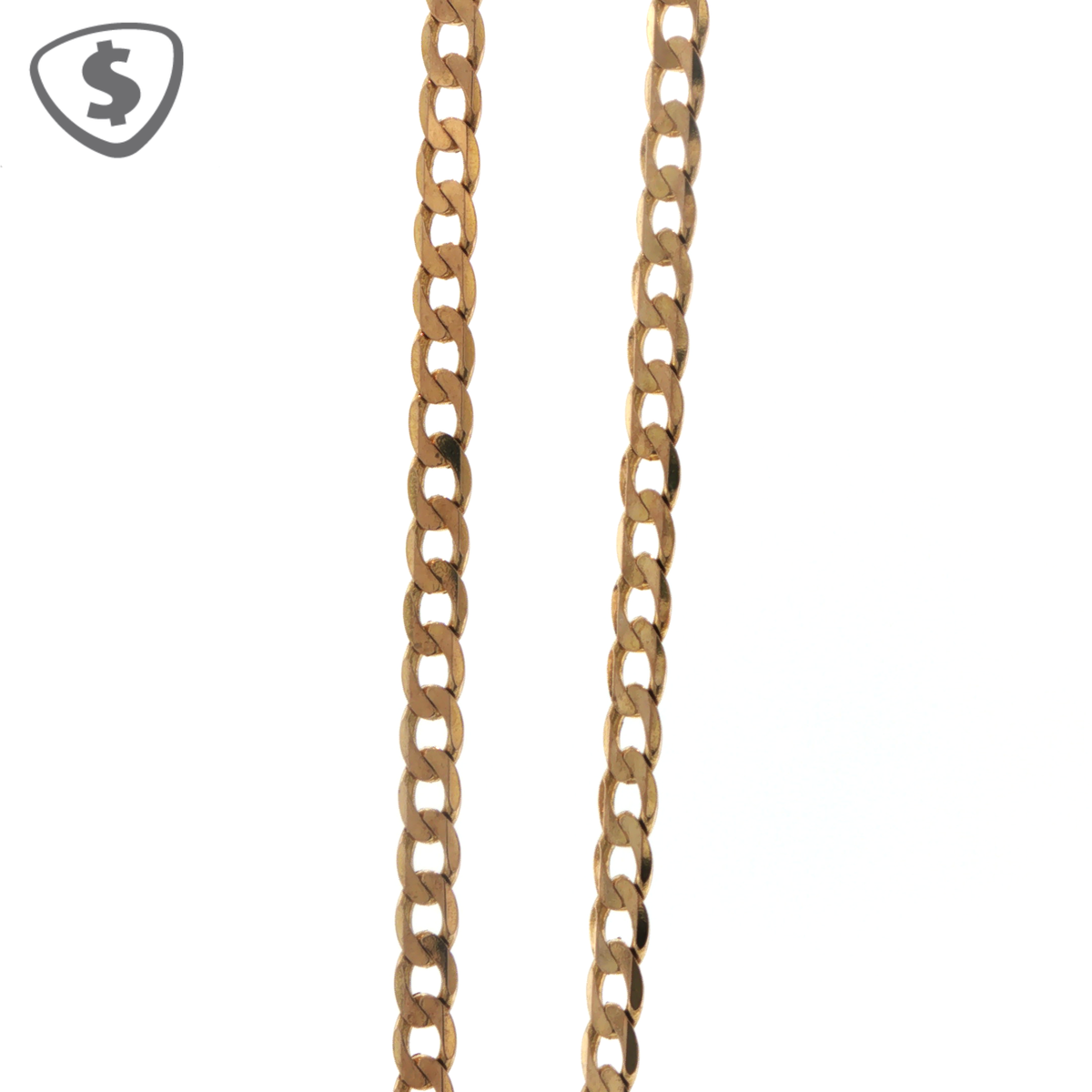 Classic 9ct Yellow Gold Curb Chain Necklace