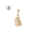 9ct Yellow Gold Ganesha Pendant