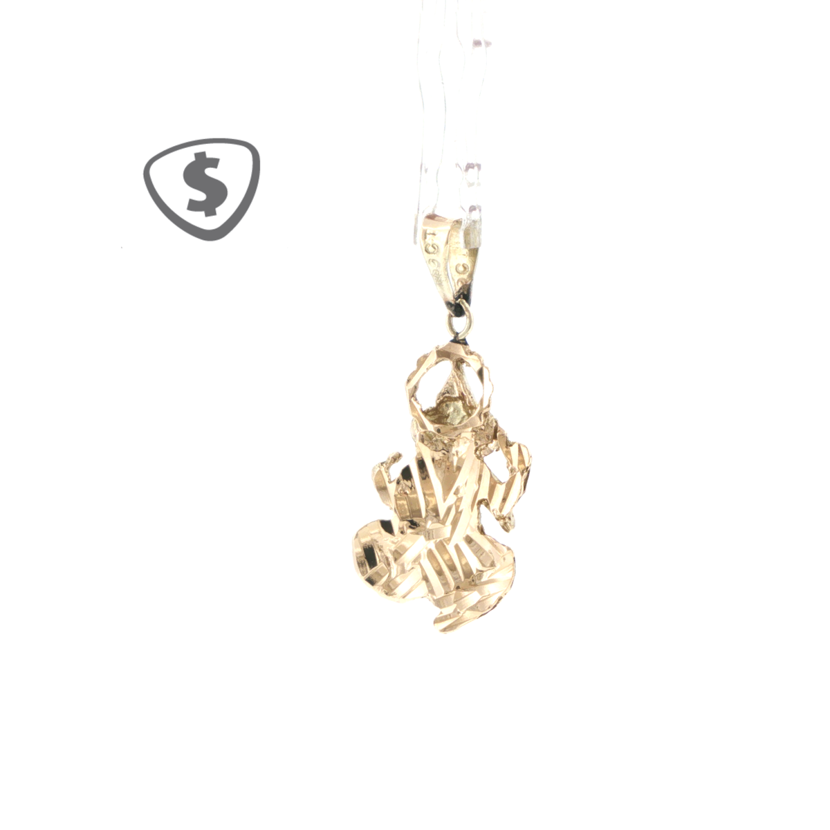 9ct Yellow Gold Ganesha Pendant