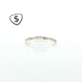 9ct Classic White Gold Band Ring