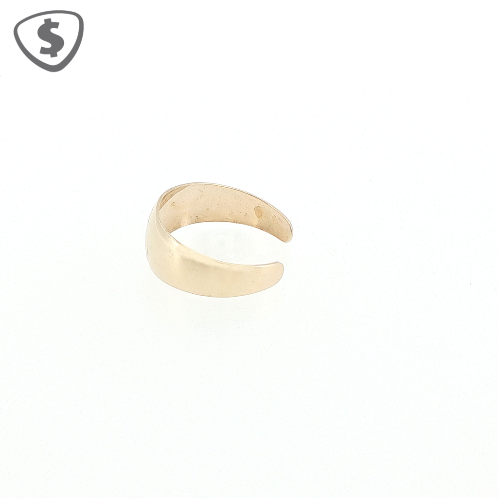 9ct Yellow Gold Silhouette Toe Ring