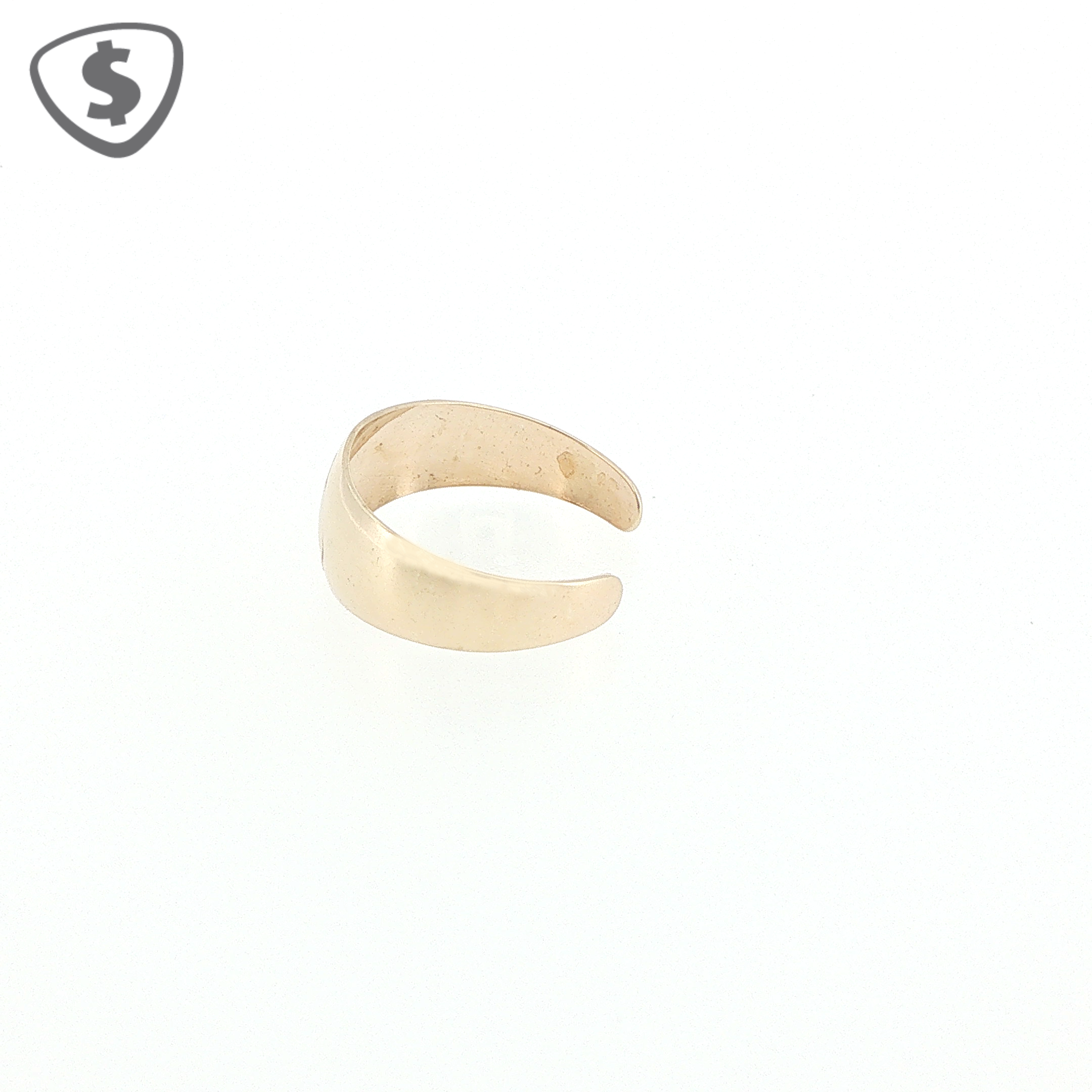9ct Yellow Gold Silhouette Toe Ring