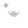 9ct Yellow Gold CZ Multistone Ring
