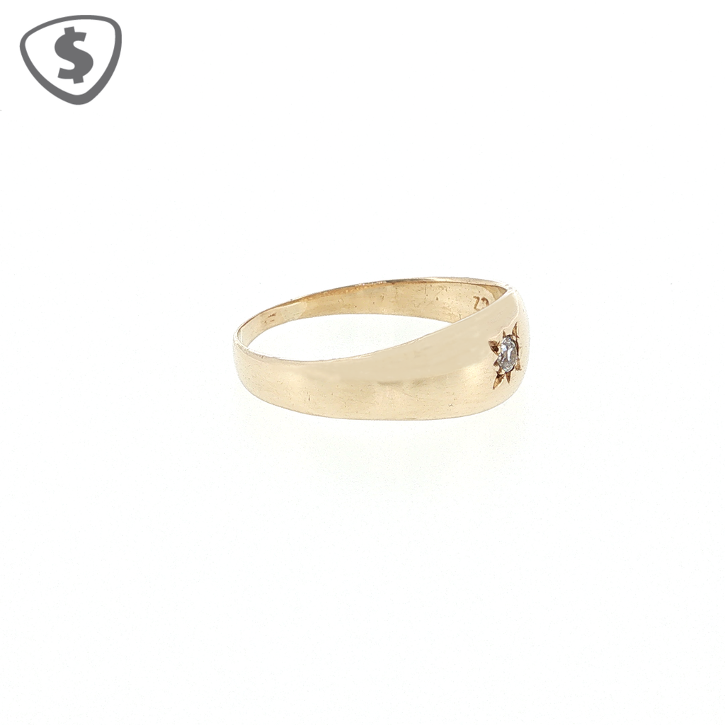 9ct Yellow Gold Starburst Ring