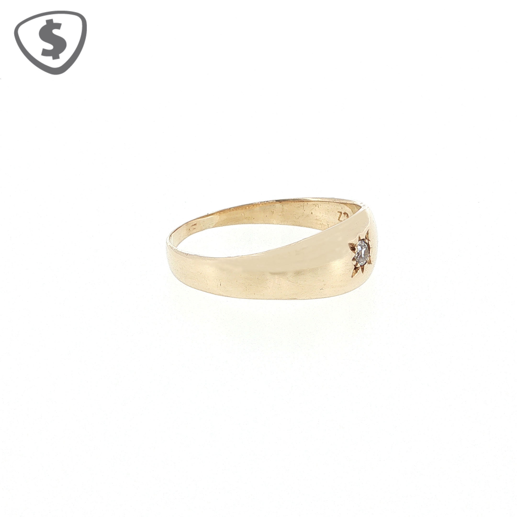9ct Yellow Gold Starburst Ring