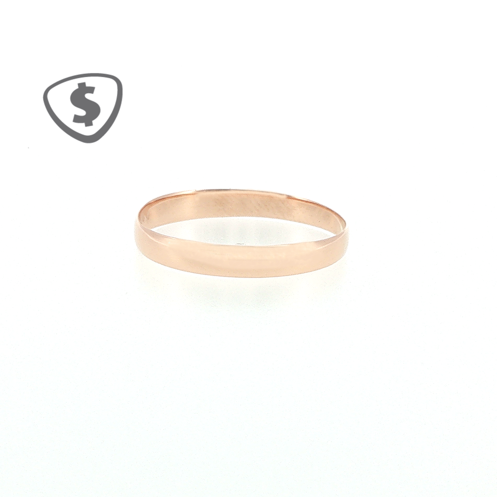 9ct Rose Gold Wedding Ring