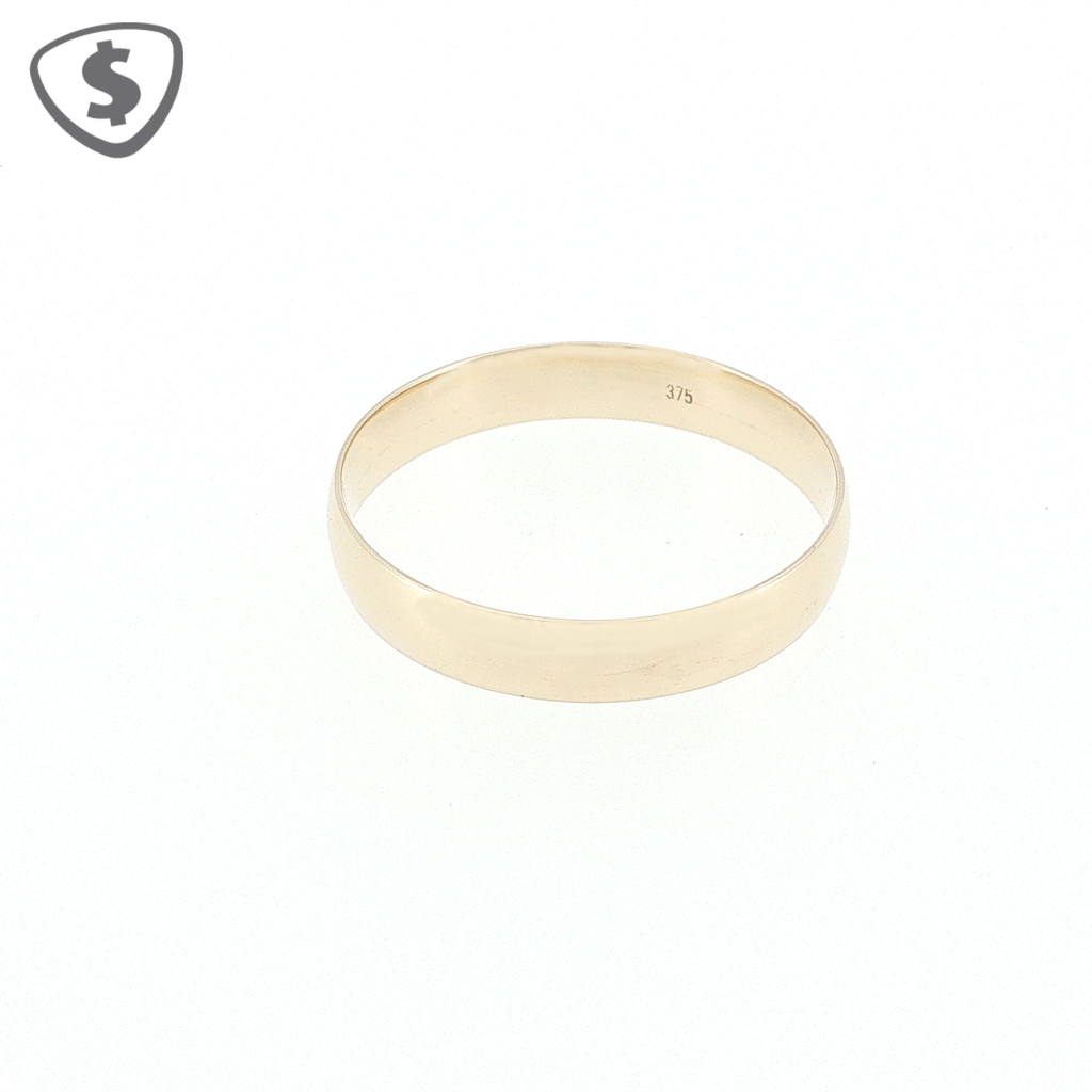 9ct Classic Plain Yellow Gold Band Ring