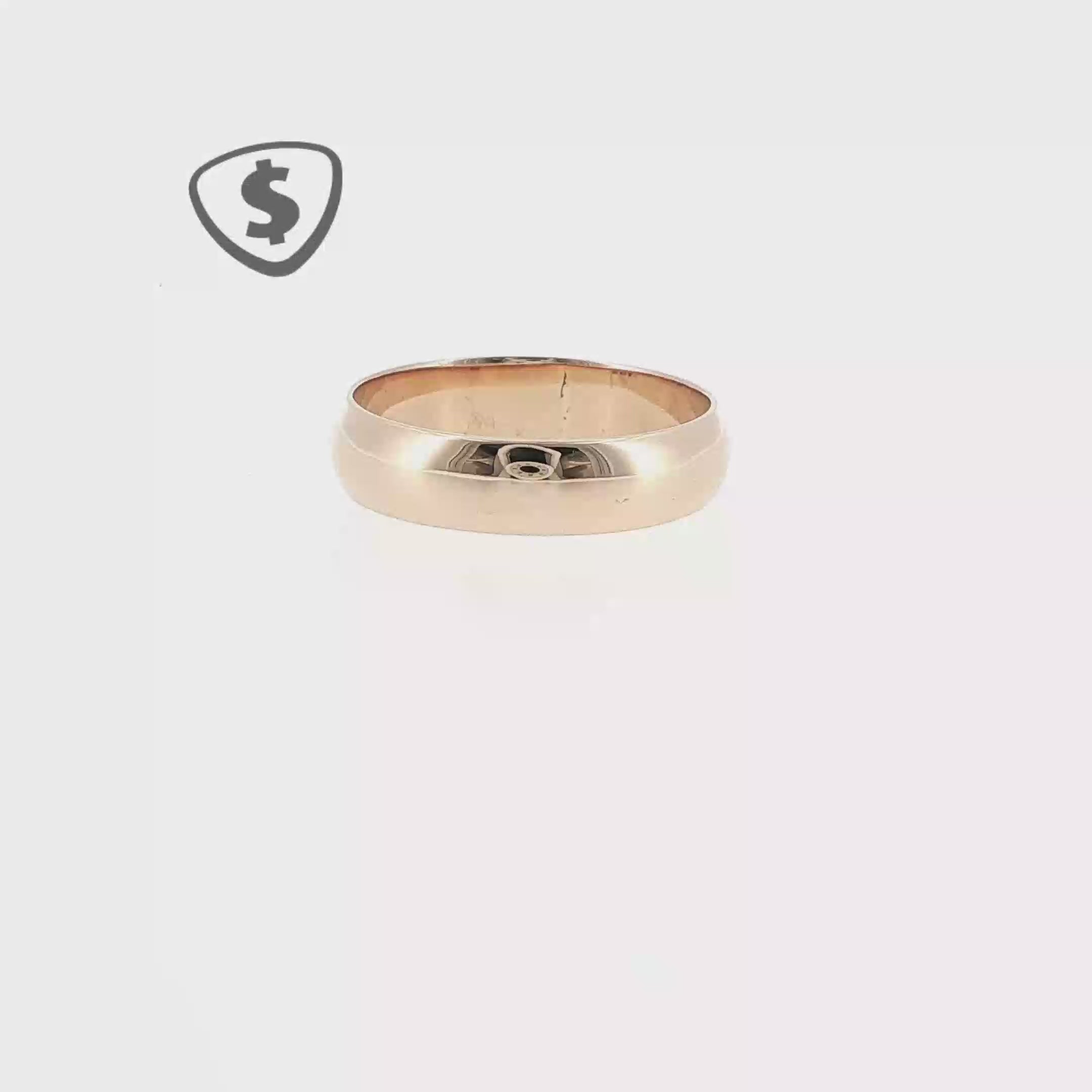 9ct Yellow Gold Band Ring